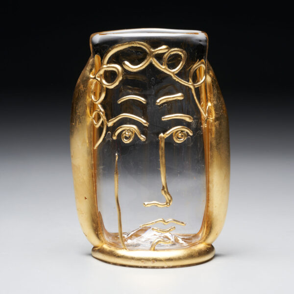 Gold Face Vase